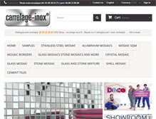 Tablet Screenshot of carrelage-inox.fr